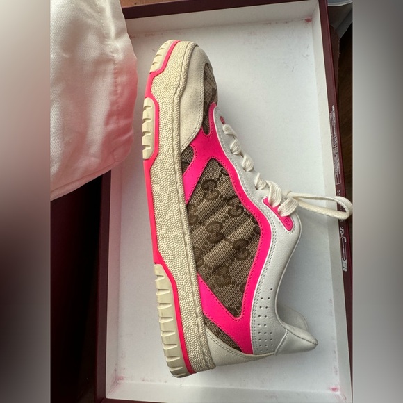 Gucci Re-Web Sneakers with hot pink size 38 - Picture 6 of 16